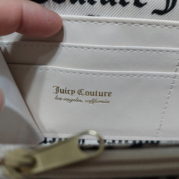 Juicy Couture Pretty Flowers Roses Print Big Size Wallet Compartments Practical - Picture 6 of 7